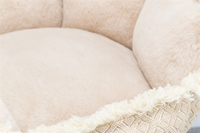 Trixie cuccia per cani boho angolare beige