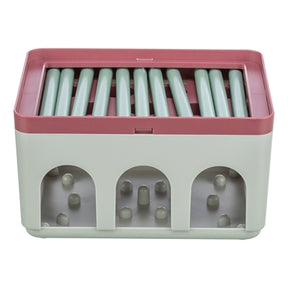 Trixie scatola porta-canne per gatti bianco bordeaux