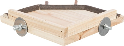 Sito di atterraggio Trixie con trespoli in legno naturale