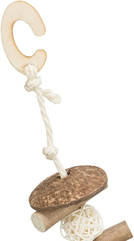 Trixie altalena Nibble in legno di cocco e rattan
