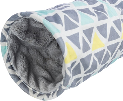 Trixie tunnel per roditori soleggiato peluche grigio