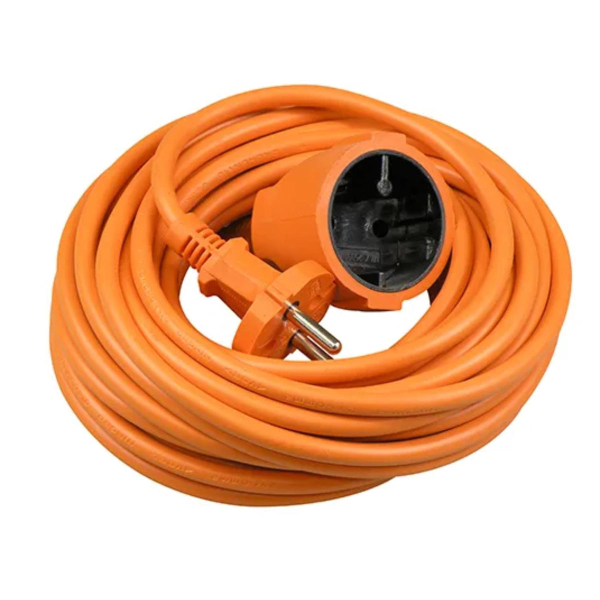 Prolunga 10m arancione senza terra max 3500w 2x1,5mm