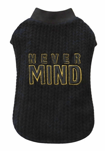 Maglione per cani Croci Nevermind nero