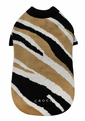 Maglia per cani Croci zebrato caramello