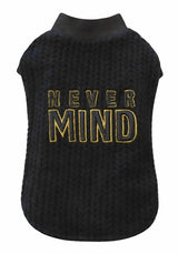 Maglione per cani Croci Nevermind nero