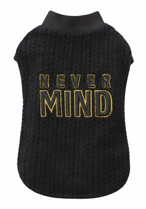 Maglione per cani Croci Nevermind nero