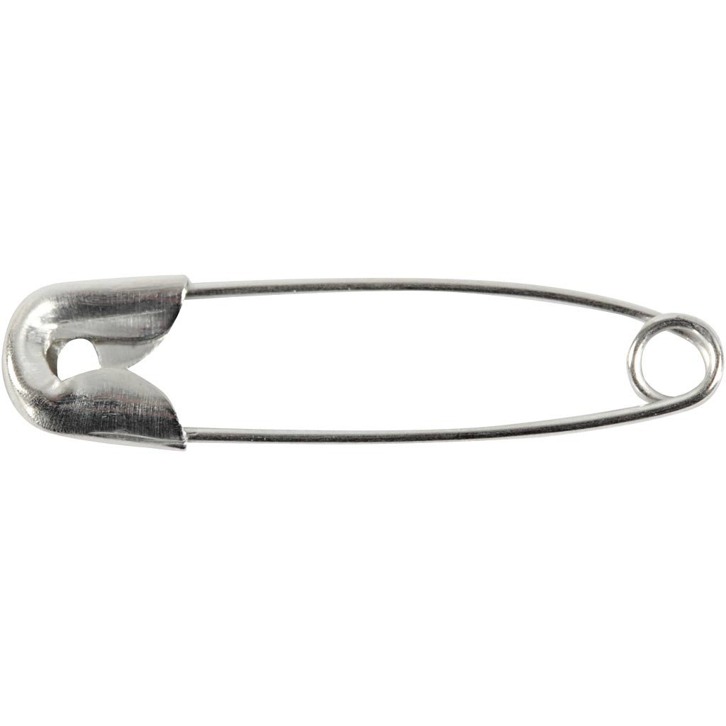 Pins di sicurezza della Creative Company Silver, 100 °.