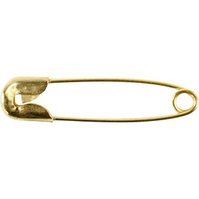 Spille da balia Creative Company l: 22 mm spessore 0 6 mm oro 100 pezzi