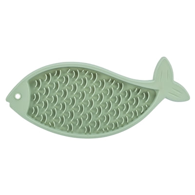 Trixie piatto leccan'n'snack in silicone salvia