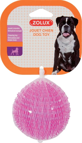 Zolux bambola tpr palla chiodata rosa