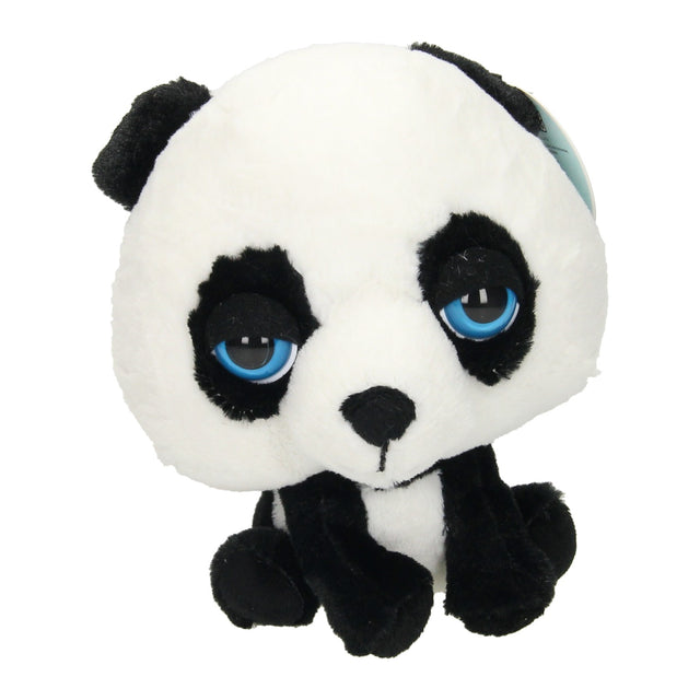 Peluche panda di peluche a testa grande, 21 cm