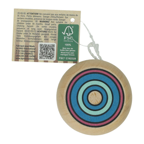 Yo-yo in legno RC con cerchi, 5 cm
