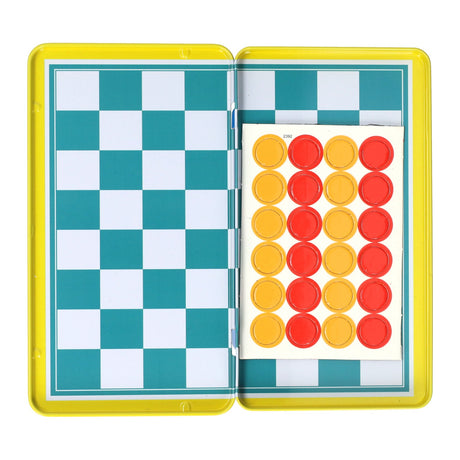 Introduzione al gioco da viaggio magnetico con dama in scatola