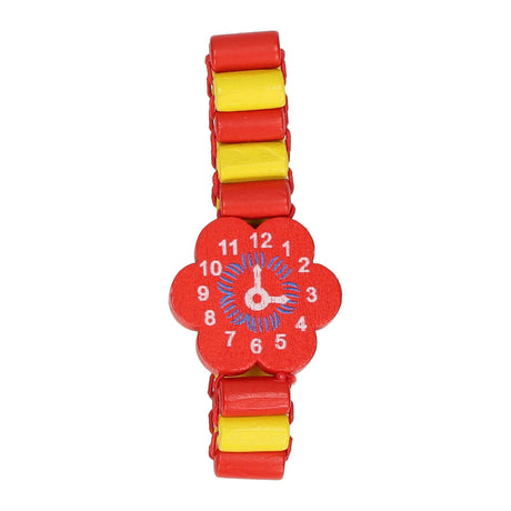Fiore dell'orologio in legno