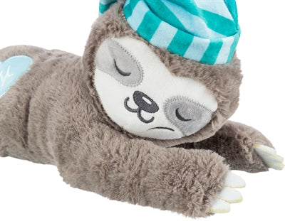 Trixie peluche bradipo grigio con battito cardiaco per cucciolo