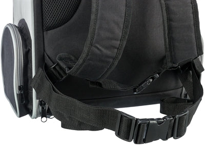 Trixie borsa zaino per cani Chloe grigio chiaro nero