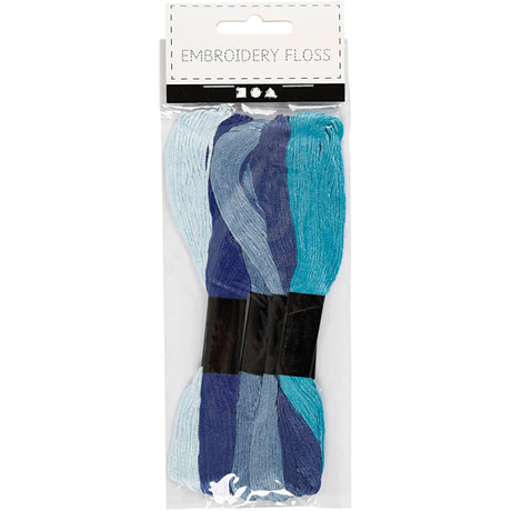 Filo da ricamo Creative Company CC 1 mm blu 6 pezzi