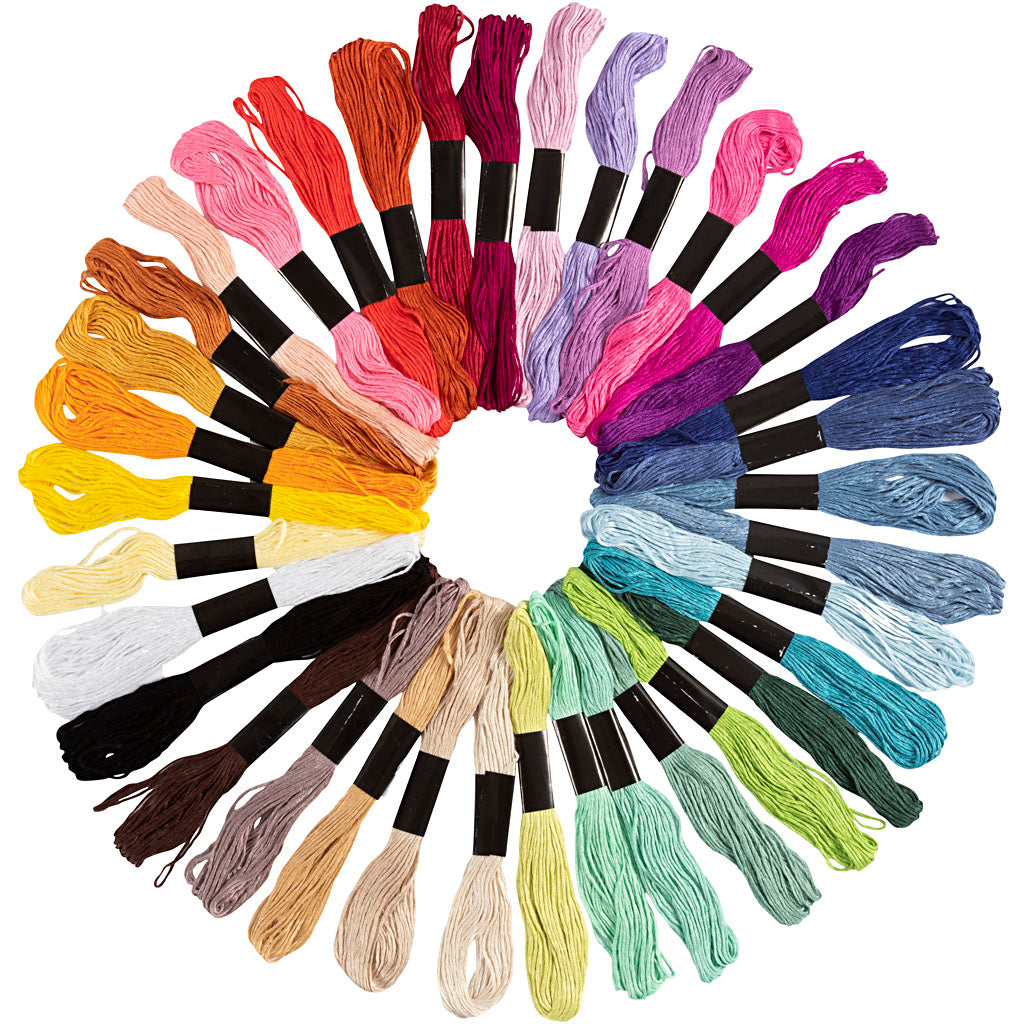 Azienda creativa https: www.cchobby.nl filo da ricamo-spessore-1-mm-vari-colori-42x8-m-1-scatola