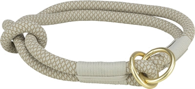 Trixie collare per cani morbido semi-slip grigio grigio chiaro