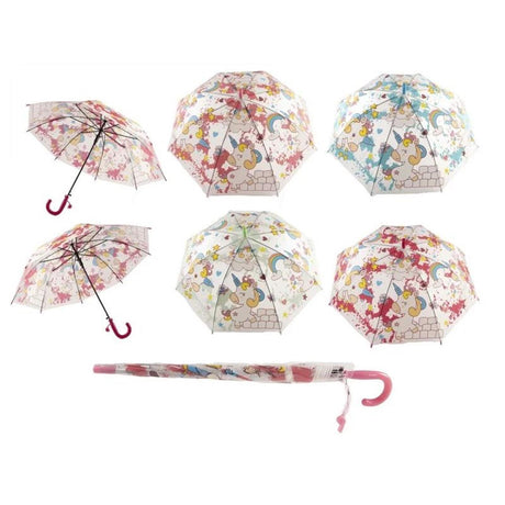 Ombrello unicorno 50 cm 4 assortiti