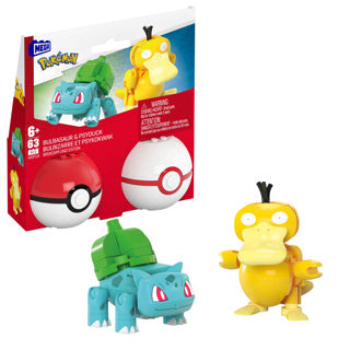 Pokemon mega bulbasaur e psyduck