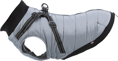 Trixie cappotto per cani pontis con pettorina grigia