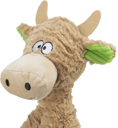 Corda di peluche mucca giocattolo per cani Trixie