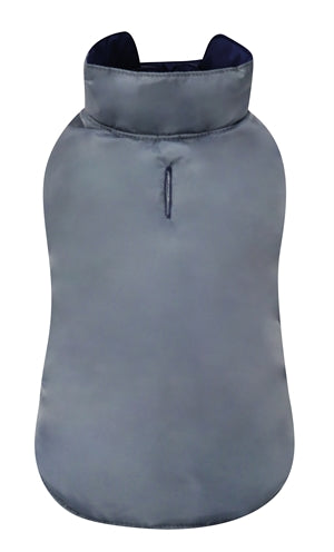 Cappotto per cani Croci eco glam riciclato blu