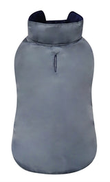 Cappotto per cani Croci eco glam riciclato blu