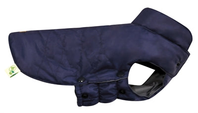 Cappotto per cani Croci eco glam riciclato blu