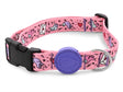 Collare per cani Morso riciclato dolce tweet rosa