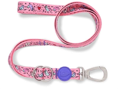 Guinzaglio per cani Morso regolabile riciclato sweet tweet rosa