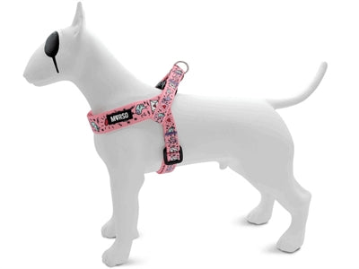 Morso mini pettorina regolabile per cani riciclata sweet tweet rosa