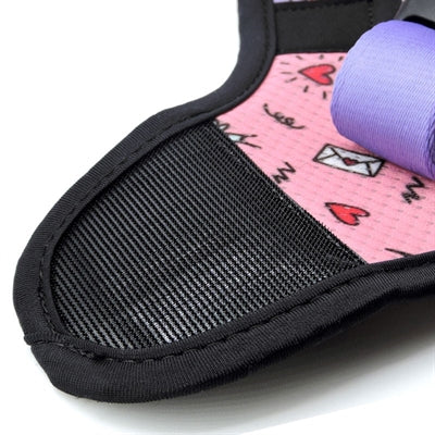 Pettorina per cani Morso body in rete riciclata dolce tweet rosa