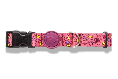 Collare per cani Morso riciclato rosa think pink