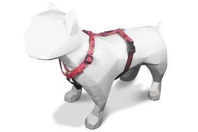 Pettorina per cani Morso pettorina ad H riciclata rosa think pink