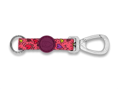 Portachiavi Morso in cordoncino riciclato rosa think pink