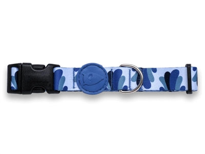 Collare per cani Morso riciclato splash blu