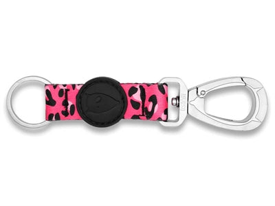 Portachiavi Morso key cord riciclato bubble leo rosa
