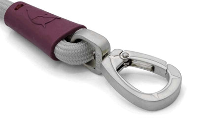 Guinzaglio per cani Morso in corda morbida riciclata grigio grigio