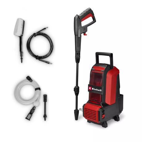 Idropulitrice a batteria Einhell hypresso 36 105 solo - power x-change - 36 v li-ion - max. 105 bar - 270 l/h - incl. lancia, tubo da 4 m e spazzola - escl. batteria e caricabatterie