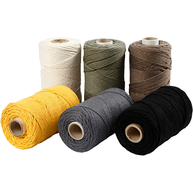Cavo macrame della Creative Company vari colori, 6x198m
