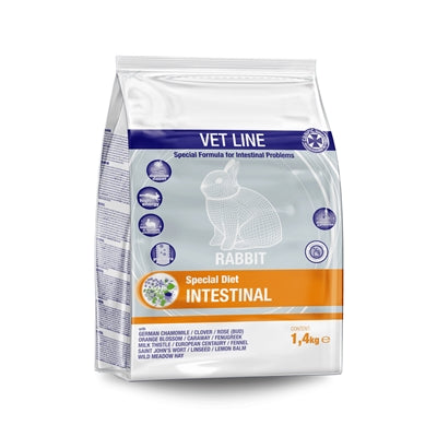 Intestino intestinale di coniglio cunipico