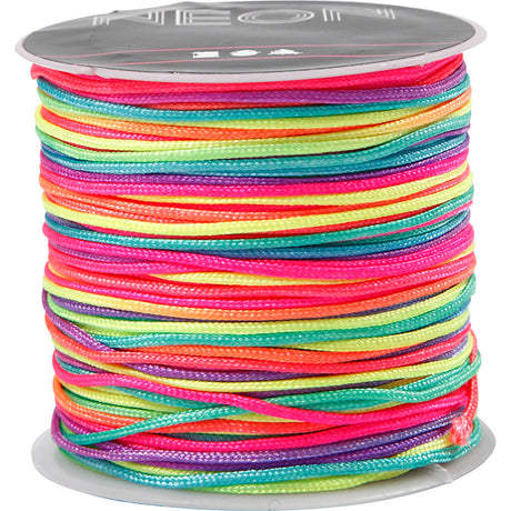 Azienda creativa https: www.cchobby.nl macrame-cord-thickness-1-mm-neon-colors-28-m-1-roll