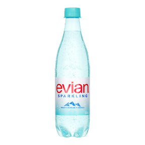 Evian frizzante 100% rpet (12x 50 cl)