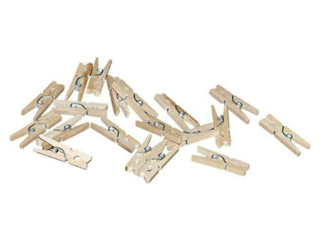 Queste mollette piccole 20 pezzi naturali 5 sacchetti