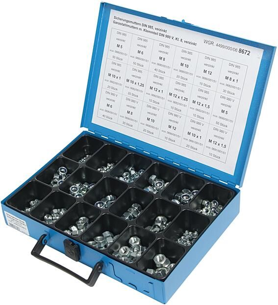 Assortimento Dresselhaus controdadi sort.controdadi din 985 980 v