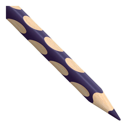 Matita colorata per mancini Stabilo easycolors - blu viola
