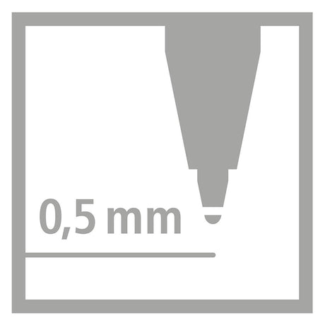 Stabilo easyoriginal - ricarica penna - media 0,5 mm - scatola da 20 pezzi