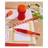 Stabilo easysharpener - Temperamatite 3 in 1 - destro - rosso